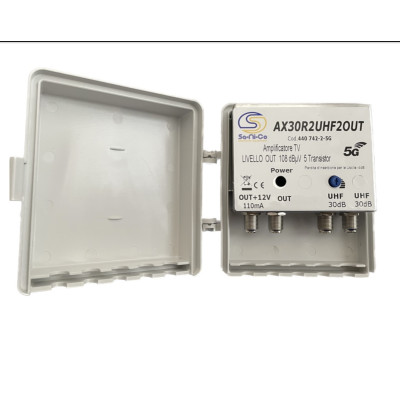 Amplificatore antenna TV da palo 5G 30dB