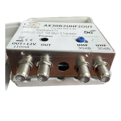 Amplificatore antenna TV da palo 5G 30dB