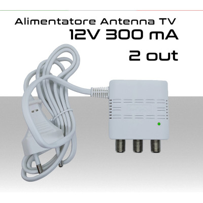 Alimentatore TV 2 uscite 12v/300mA