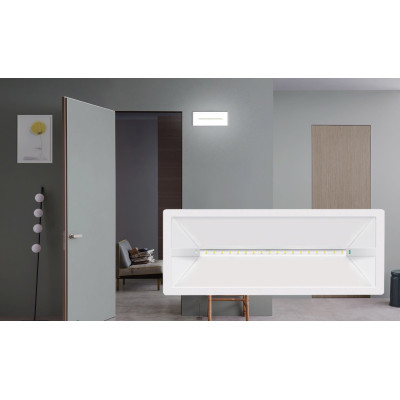 Lampada d’emergenza LED ORIONE INHIBIT IP42 18 SA-SE